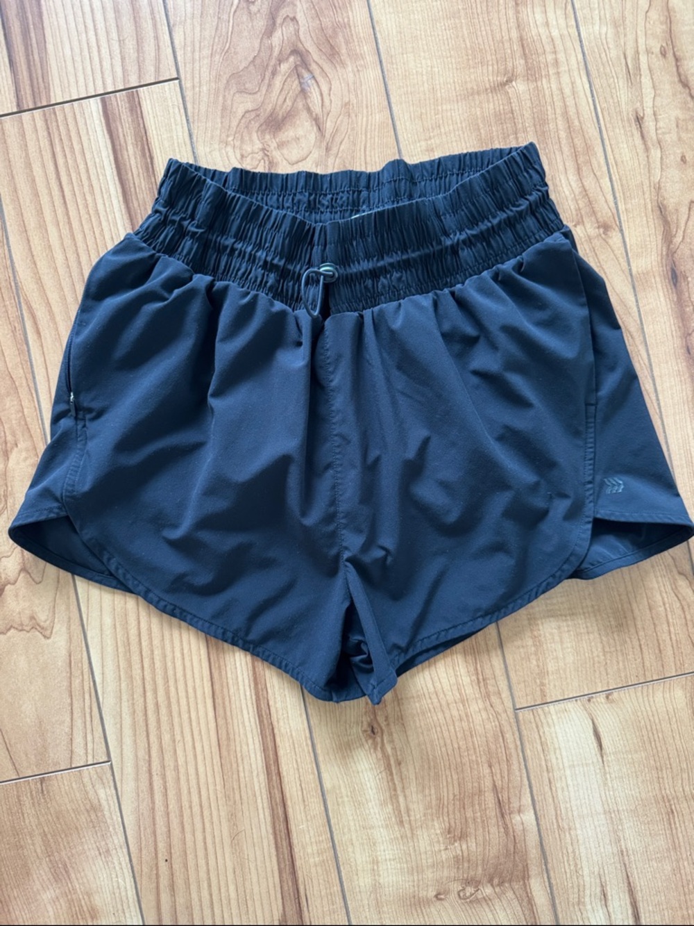 all in motion Black Athletic Running Shorts